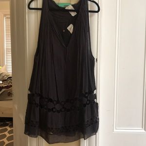 free people charcoal tunic